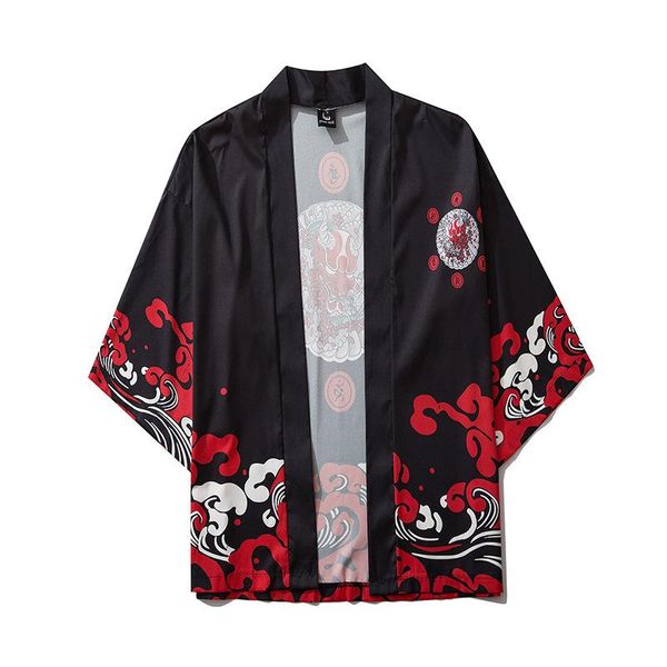 ethnic clothing harajuku japanese fashion kimono 2021 white black men and women cardigan blouse haori obi asian clothes samurai, Red
ethnic clothing harajuku japanese fashion kimono 2021 white black men and women cardigan blouse haori obi asian clothes samurai, Red
