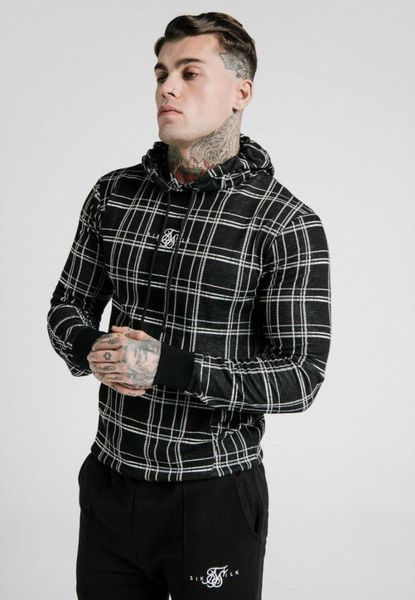 men's hoodies & sweatshirts siksilk smart overhead hoodie - multi grain check, Black
men's hoodies & sweatshirts siksilk smart overhead hoodie - multi grain check, Black