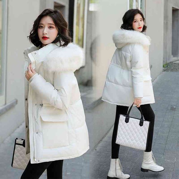off season 2021 new parka down cotton padded jacket women's middle and long korean loose winter, Black
off season 2021 new parka down cotton padded jacket women's middle and long korean loose winter, Black