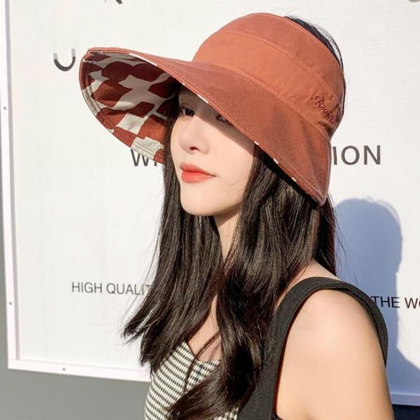 wide brim hats yqyxcy summer for women empty sun protection sunscreen beach hat large folding double sided sunhat korean casual, Blue;gray
wide brim hats yqyxcy summer for women empty sun protection sunscreen beach hat large folding double sided sunhat korean casual, Blue;gray