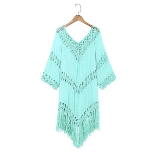 women's swimwear tassel cover ups tunic swimsuit 2021 beach dress tropical hollow out beachwear black backless summer, White;black
women's swimwear tassel cover ups tunic swimsuit 2021 beach dress tropical hollow out beachwear black backless summer, White;black