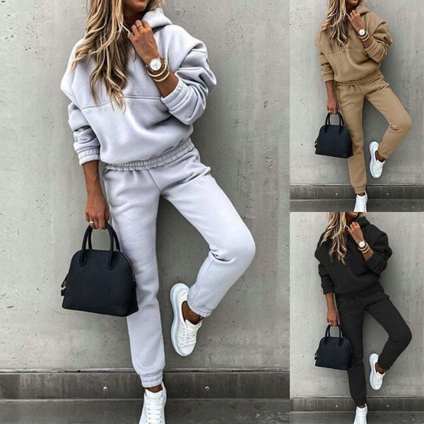 running sets 2 piece set women tracksuit hooded sweatshirt pants long sleeve suit fashion female outfit hoodies sportswear 2021, Black;blue
running sets 2 piece set women tracksuit hooded sweatshirt pants long sleeve suit fashion female outfit hoodies sportswear 2021, Black;blue