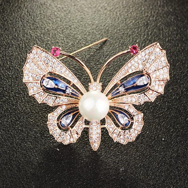pins, brooches falena jewelry hand paint butterfly brooch inlay with zircon fashion simulated pearl for women, Gray
pins, brooches falena jewelry hand paint butterfly brooch inlay with zircon fashion simulated pearl for women, Gray