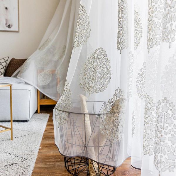 curtain & drapes style pastoral simple embroidered yarn vertical white gauze for living room and bedroom translucent wholesale
curtain & drapes style pastoral simple embroidered yarn vertical white gauze for living room and bedroom translucent wholesale