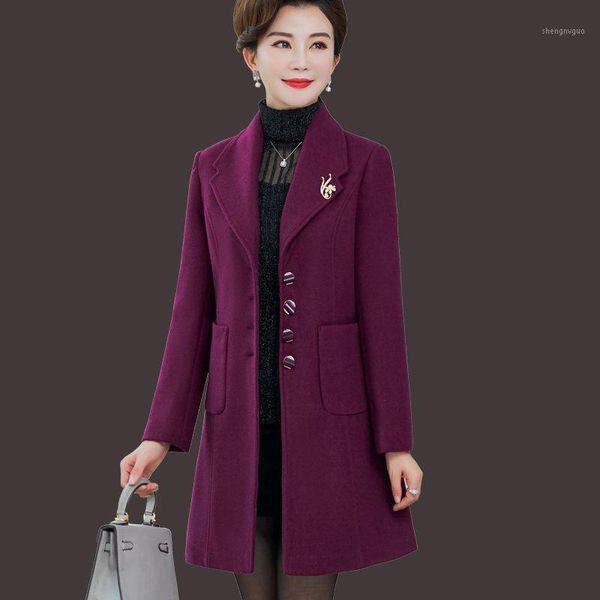 women's wool & blends 2021 mother autumn winter middle-aged women woolen coat female high-end windbreaker plus size 5xl slim long overc, Black
women's wool & blends 2021 mother autumn winter middle-aged women woolen coat female high-end windbreaker plus size 5xl slim long overc, Black