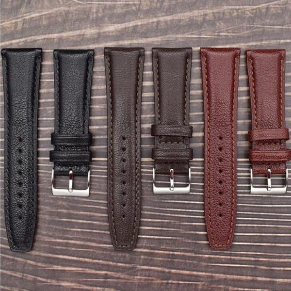 watch bands 20mm 22mm 24mm genuine leather strap watchband men's band with stainless steel clasp black coffee brown color bracelet, Black;brown
watch bands 20mm 22mm 24mm genuine leather strap watchband men's band with stainless steel clasp black coffee brown color bracelet, Black;brown