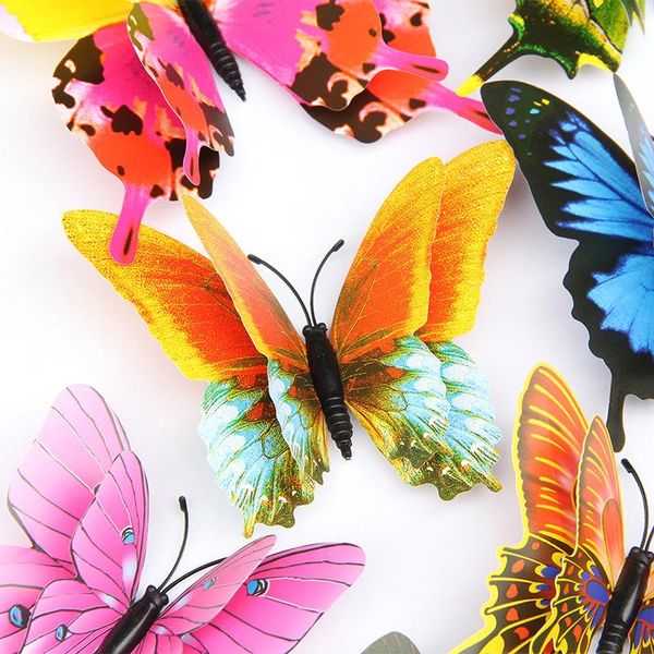 wall stickers 12pcs/set multicolor double layer 3d butterfly sticker magnet butterflies party bedroom fridge decoration home
wall stickers 12pcs/set multicolor double layer 3d butterfly sticker magnet butterflies party bedroom fridge decoration home
