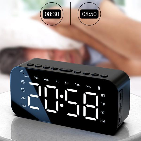 other clocks & accessories digital led mirror alarm clock snooze table wake up light electronic time sound computer audio
other clocks & accessories digital led mirror alarm clock snooze table wake up light electronic time sound computer audio