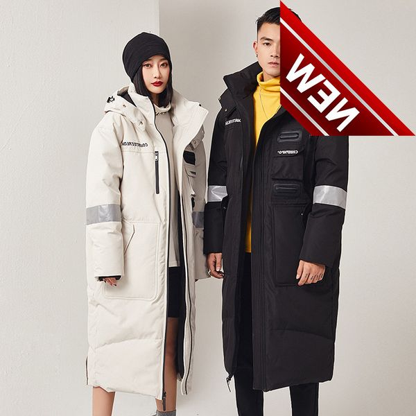 2021 winter new down parkas couples brand windproof windbreak thick warm jacket coat men women fashion long hooded, Black
2021 winter new down parkas couples brand windproof windbreak thick warm jacket coat men women fashion long hooded, Black