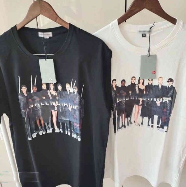 women's t-shirt cotton t-shirt luxury short sleeve band print men and women fashion summer casual tees pzb8, White
women's t-shirt cotton t-shirt luxury short sleeve band print men and women fashion summer casual tees pzb8, White