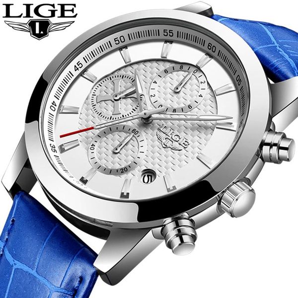 wristwatches men's watches lige luxurybrand quartz chronograph watch fashion sports automatic date leather men clock relogio masculino, Slivery;brown
wristwatches men's watches lige luxurybrand quartz chronograph watch fashion sports automatic date leather men clock relogio masculino, Slivery;brown