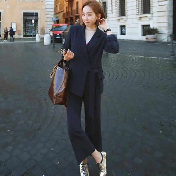 women's suits & blazers fashion drawstring slim business wear elegant work women office ol jacket set formal blazer + pants suit femini, White;black
women's suits & blazers fashion drawstring slim business wear elegant work women office ol jacket set formal blazer + pants suit femini, White;black