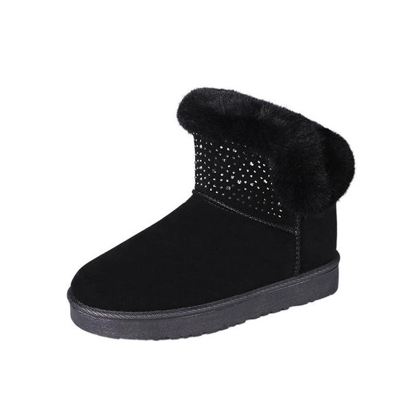 boots winter women water diamond plush round head flat bottom thermal tube for leisure undefined snow cotton 2021, Black
boots winter women water diamond plush round head flat bottom thermal tube for leisure undefined snow cotton 2021, Black