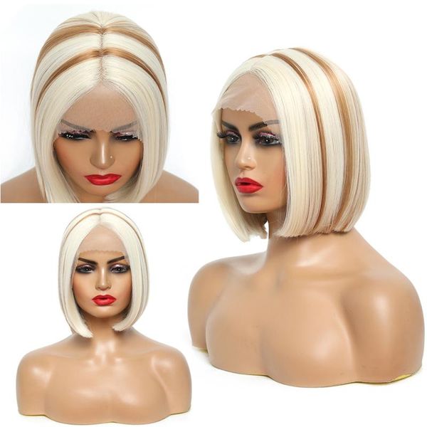 synthetic wigs sylhair highlight black blunt cut short bob for women with middle part wig lace front cosply daily
synthetic wigs sylhair highlight black blunt cut short bob for women with middle part wig lace front cosply daily