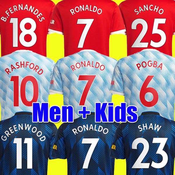 21 22 sancho 25 soccer jerseys fans player version man fernandes lingard pogba rashford football shirt utd 2021 2022 ronaldo men + kids kit, Black;yellow
21 22 sancho 25 soccer jerseys fans player version man fernandes lingard pogba rashford football shirt utd 2021 2022 ronaldo men + kids kit, Black;yellow