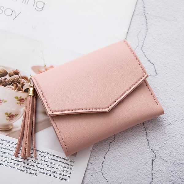wallets 2021 style ladies wallet korean design tassel pu leather tri-fold simple short paragraph, Red;black
wallets 2021 style ladies wallet korean design tassel pu leather tri-fold simple short paragraph, Red;black