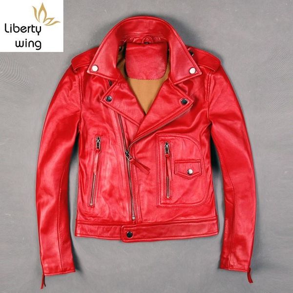 women's jackets brand women lapel genuine leather jacket slim fit long sleeve sheepskin coat fashion red motorcycle short outer, Black;brown
women's jackets brand women lapel genuine leather jacket slim fit long sleeve sheepskin coat fashion red motorcycle short outer, Black;brown
