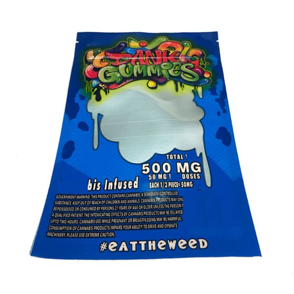dank gummies 500mg candy packaging bags infused empty zip mylar bag with window smell proof (old blue)
dank gummies 500mg candy packaging bags infused empty zip mylar bag with window smell proof (old blue)