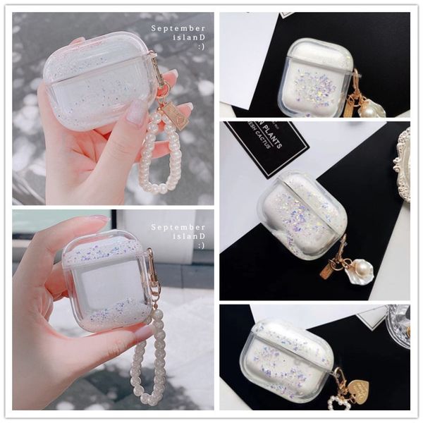 3d liquid quicksand glitter case for airpods 2 pc hard wireless charging box with pearl keychain for airpods pro 3 accessories
3d liquid quicksand glitter case for airpods 2 pc hard wireless charging box with pearl keychain for airpods pro 3 accessories
