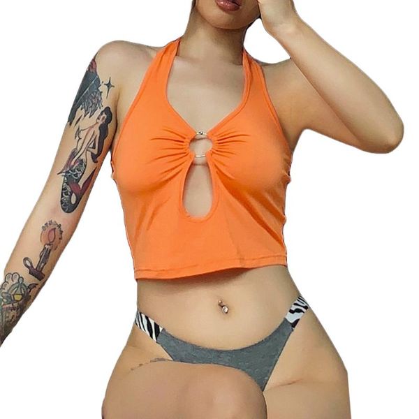 women's tanks & camis hollow out halter crop 2021 fashion women sleeveless backless solid lace up tank holiday summer casual, White
women's tanks & camis hollow out halter crop 2021 fashion women sleeveless backless solid lace up tank holiday summer casual, White