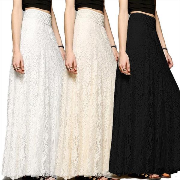 lace maxi long women skirt elastic waist tulle elegant hollow out bridesmaid ball skirts womens, Black
lace maxi long women skirt elastic waist tulle elegant hollow out bridesmaid ball skirts womens, Black