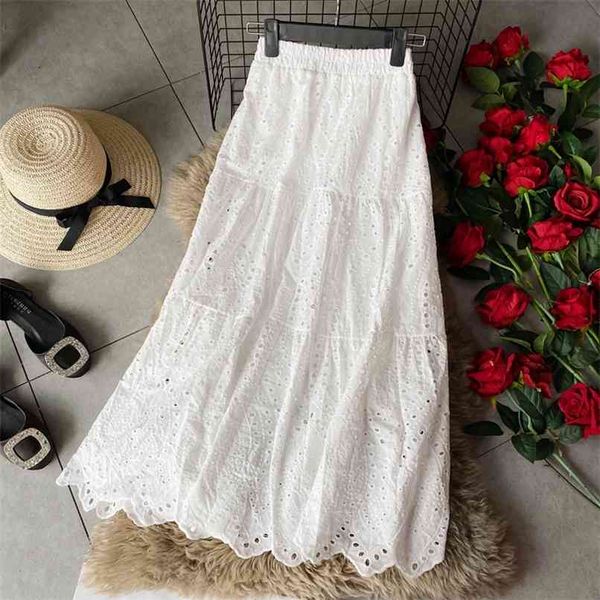 bohemian inspired hollow out embroidery casual skirt summer elastic solid color cotton literary temperament pettiskirt 210602, Black
bohemian inspired hollow out embroidery casual skirt summer elastic solid color cotton literary temperament pettiskirt 210602, Black