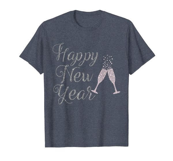 Happy New Year Toast T-shirt, Mainly pictures