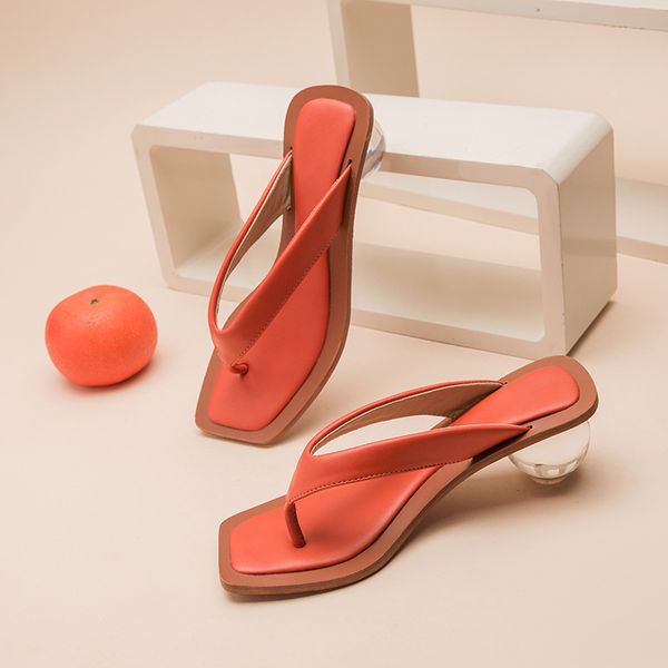 summer flip flops slippers clear transparent med heel slides fashion round ball heel slipper brand sandals for party shoes women, Black;white
summer flip flops slippers clear transparent med heel slides fashion round ball heel slipper brand sandals for party shoes women, Black;white