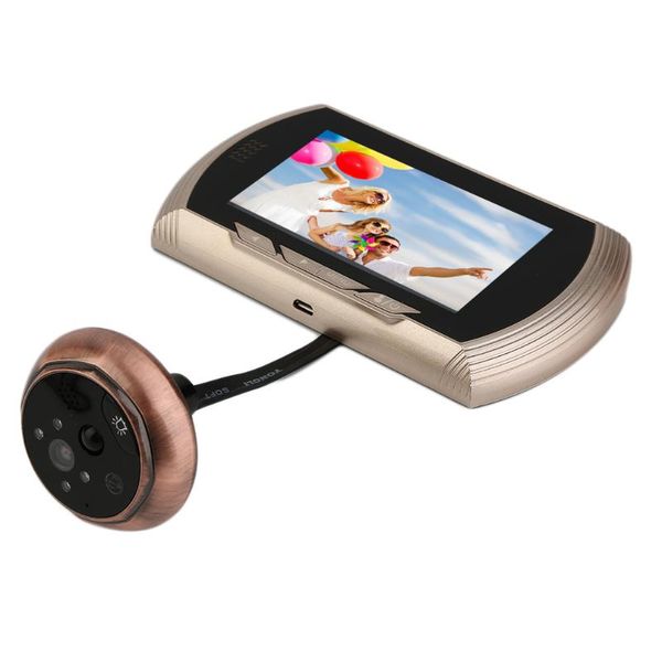 easy-to-view & auto shut-off non-permanent installation digital door viewer camera lcd security viewer for home & office
easy-to-view & auto shut-off non-permanent installation digital door viewer camera lcd security viewer for home & office