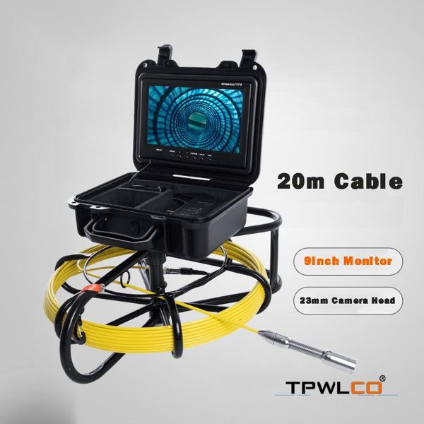 cameras 9inch lcd screen industrial digital endoscope borescope sewer inspection camera with 23mm waterproof snake 20 meters
cameras 9inch lcd screen industrial digital endoscope borescope sewer inspection camera with 23mm waterproof snake 20 meters