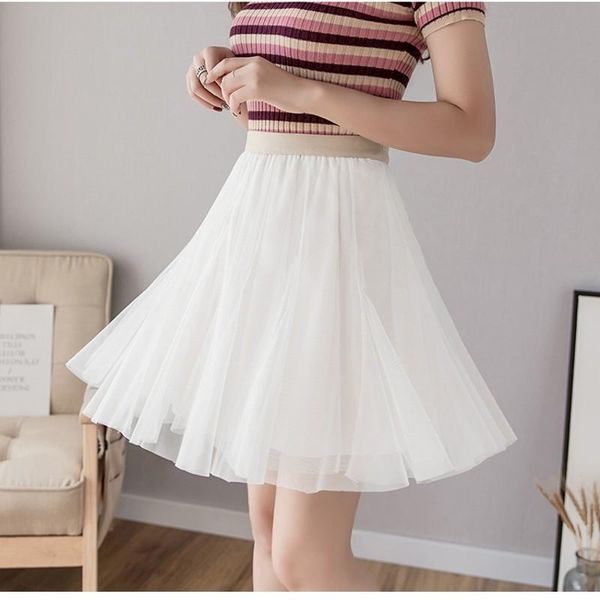 skirts 2021 spring summer vintage tulle skirt women elastic high waist mesh pleated tutu female jupe longue, Black
skirts 2021 spring summer vintage tulle skirt women elastic high waist mesh pleated tutu female jupe longue, Black