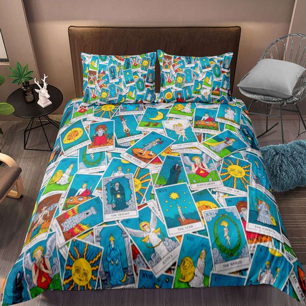 tarot cartoon bedding sets blue custom single double quilt cover pillowcase skin-friendly duvet cover set ancient culture 2/3pc
tarot cartoon bedding sets blue custom single double quilt cover pillowcase skin-friendly duvet cover set ancient culture 2/3pc