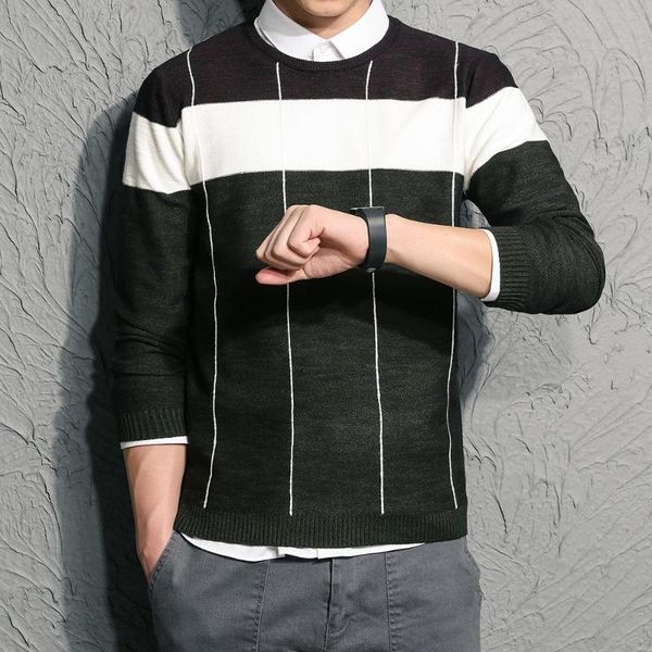 men's sweaters fashion brand striped oneck knitted jumper men pullover sweater autum trendy japanese casual clothes, White;black
men's sweaters fashion brand striped oneck knitted jumper men pullover sweater autum trendy japanese casual clothes, White;black