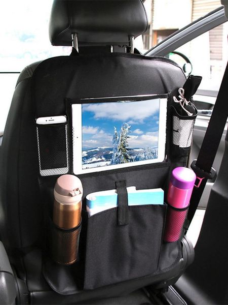car organizer storage bag seat back pocket with for ipad accessories 
car organizer storage bag seat back pocket with for ipad accessories