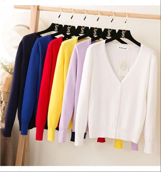4xl 5xl candy color sweater women cardigan knitted sweater coat long sleeve crochet female casual v neck woman cardigans, White;black
4xl 5xl candy color sweater women cardigan knitted sweater coat long sleeve crochet female casual v neck woman cardigans, White;black