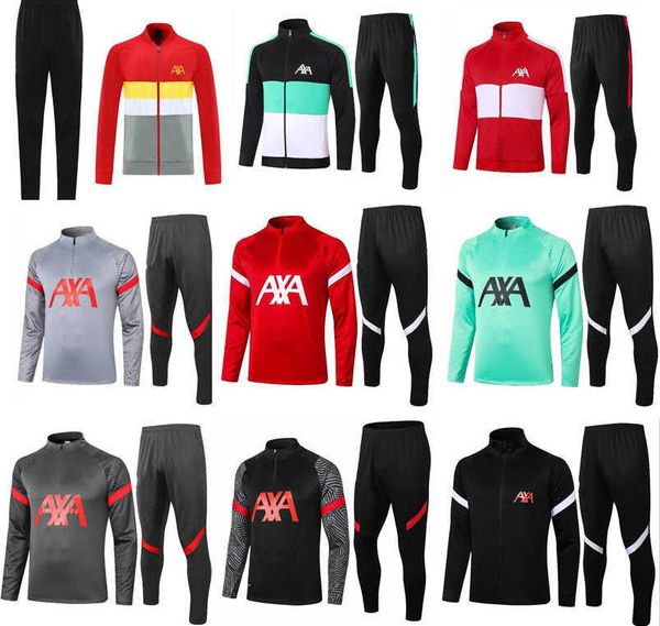 n2021 2022 tracksuit tights trainers sportswear 21 22 men tracksuit full zipper training jacket set, Black
n2021 2022 tracksuit tights trainers sportswear 21 22 men tracksuit full zipper training jacket set, Black