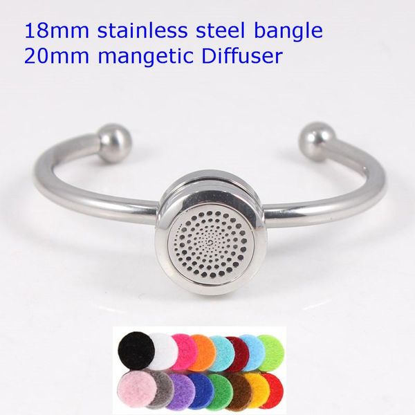 bangle 20mm magnetic dots diffuser locket stainless steel 18mm snap button essential oil diffusing bracelet, Black
bangle 20mm magnetic dots diffuser locket stainless steel 18mm snap button essential oil diffusing bracelet, Black