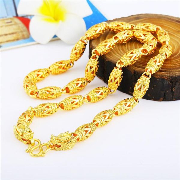 chains luxury statement jewelry mens chain necklace 18k gold domineering dragon head, Silver
chains luxury statement jewelry mens chain necklace 18k gold domineering dragon head, Silver