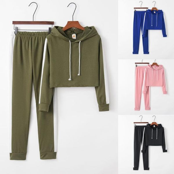 women's two piece pants 2021 summer tracksuit women pullovers hoodies spring set solid color casual full length trousers outfits, White
women's two piece pants 2021 summer tracksuit women pullovers hoodies spring set solid color casual full length trousers outfits, White