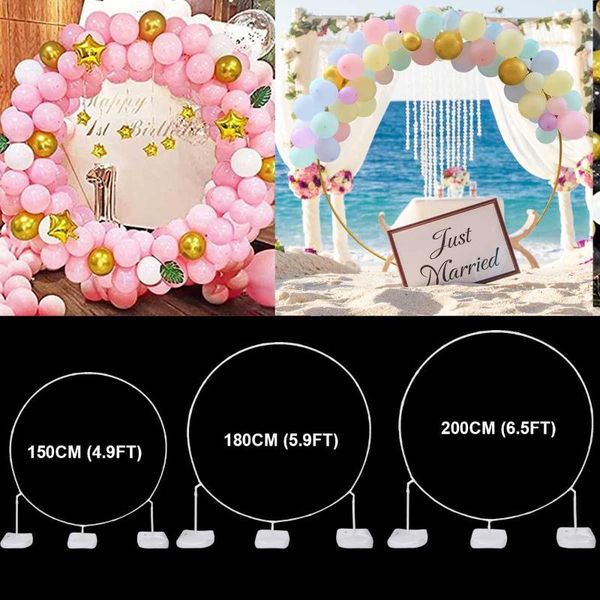 party decoration 2m wedding balloon arch ballon holder circle stand for kids birthday baby shower accessories
party decoration 2m wedding balloon arch ballon holder circle stand for kids birthday baby shower accessories
