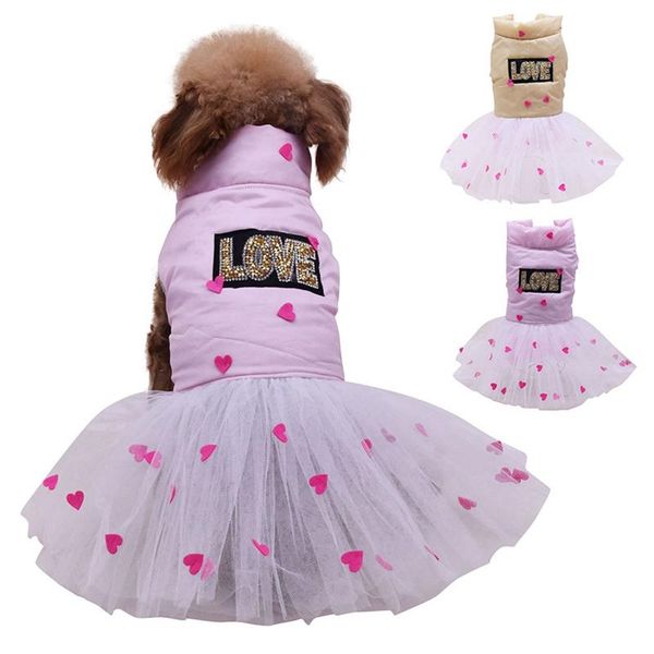 dog pet warm dress love letter cotton coat cat puppy skirt autumn winter tutu dress clothes pet warm apparel
dog pet warm dress love letter cotton coat cat puppy skirt autumn winter tutu dress clothes pet warm apparel