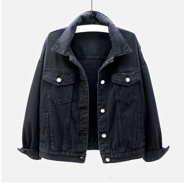 women's jackets spring autumn denim jacket long sleeve short coat casual bomber jean women loose outerwear, Black;brown
women's jackets spring autumn denim jacket long sleeve short coat casual bomber jean women loose outerwear, Black;brown