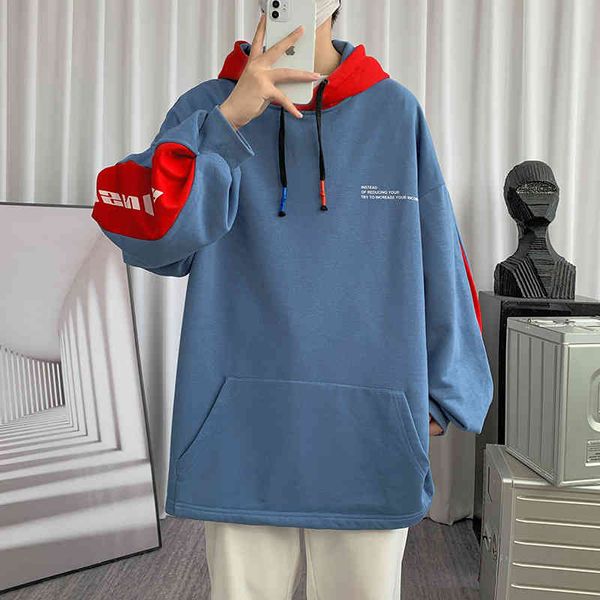 autumn new loose large size fashion brand men's casual cloth, Black
autumn new loose large size fashion brand men's casual cloth, Black