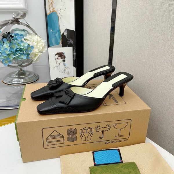 dress shoes summer women's designer square toe heeled slippers fashion leather ladies sandal 2021, Black
dress shoes summer women's designer square toe heeled slippers fashion leather ladies sandal 2021, Black