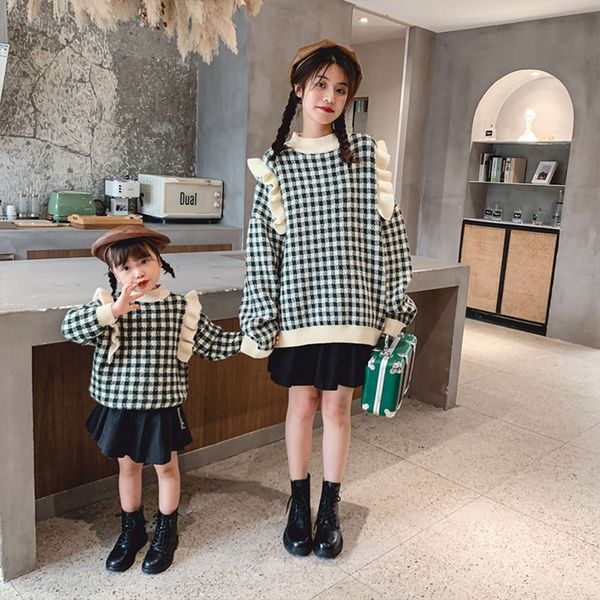 new special 2021 parent-child fashion mother's autumn winter clothing christmas sweater net red foreign sle coat, Blue
new special 2021 parent-child fashion mother's autumn winter clothing christmas sweater net red foreign sle coat, Blue