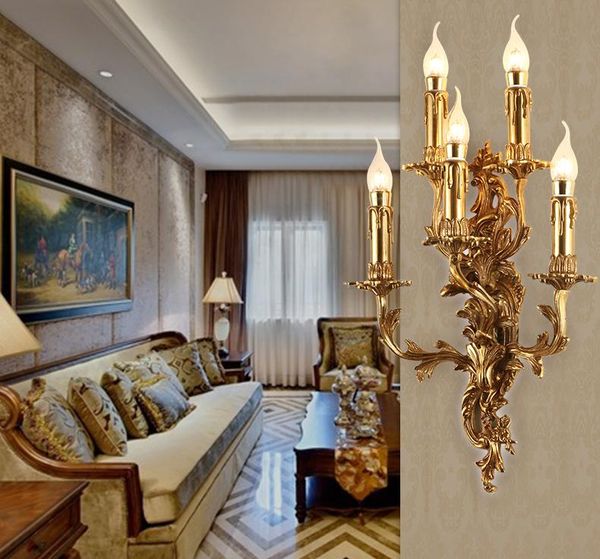 wall lamp vintage classical candle luxurious light el villa bedroom bracket sconces luminaria 
wall lamp vintage classical candle luxurious light el villa bedroom bracket sconces luminaria