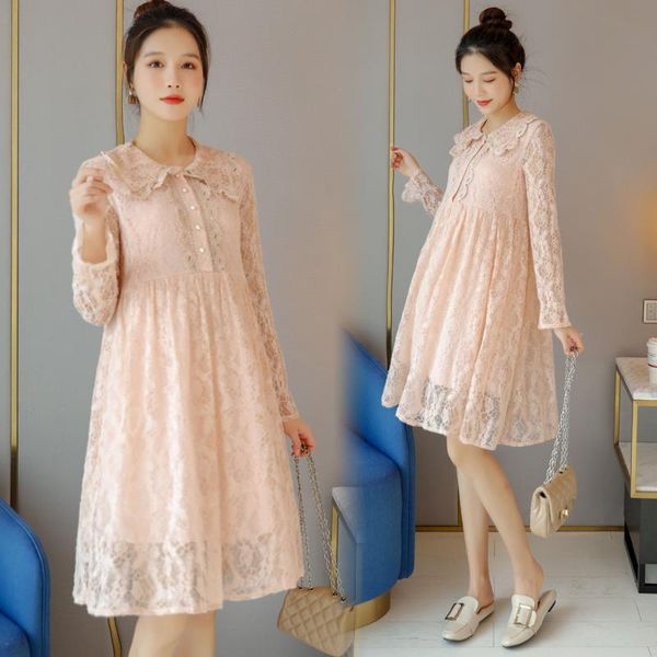 maternity dresses 1035# clothes spring autumn long sleeves lace easy matching loose stylish dress pregnant women mom, White
maternity dresses 1035# clothes spring autumn long sleeves lace easy matching loose stylish dress pregnant women mom, White