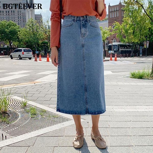 skirts bgteever women denim 2021 korea fashion pockets ladies mid-calf skirt high waist vintage pencil femme, Black
skirts bgteever women denim 2021 korea fashion pockets ladies mid-calf skirt high waist vintage pencil femme, Black