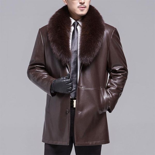 men's leather & faux 2021 winter mens clothing sheep jacket coat parka real fur male long plush thick over sheepskin jackets large size, Black
men's leather & faux 2021 winter mens clothing sheep jacket coat parka real fur male long plush thick over sheepskin jackets large size, Black