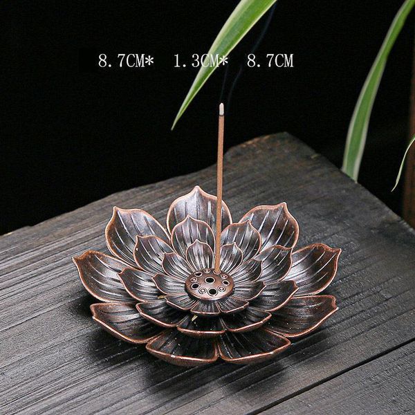 fragrance lamps alloy incense holder lotus stick burner cone temples yoga studios home decoration
fragrance lamps alloy incense holder lotus stick burner cone temples yoga studios home decoration